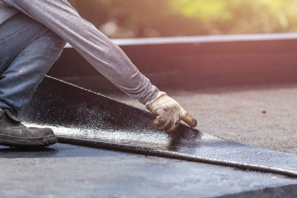Professional Crawl Space Encapsulation technician working in Goldvein, VA